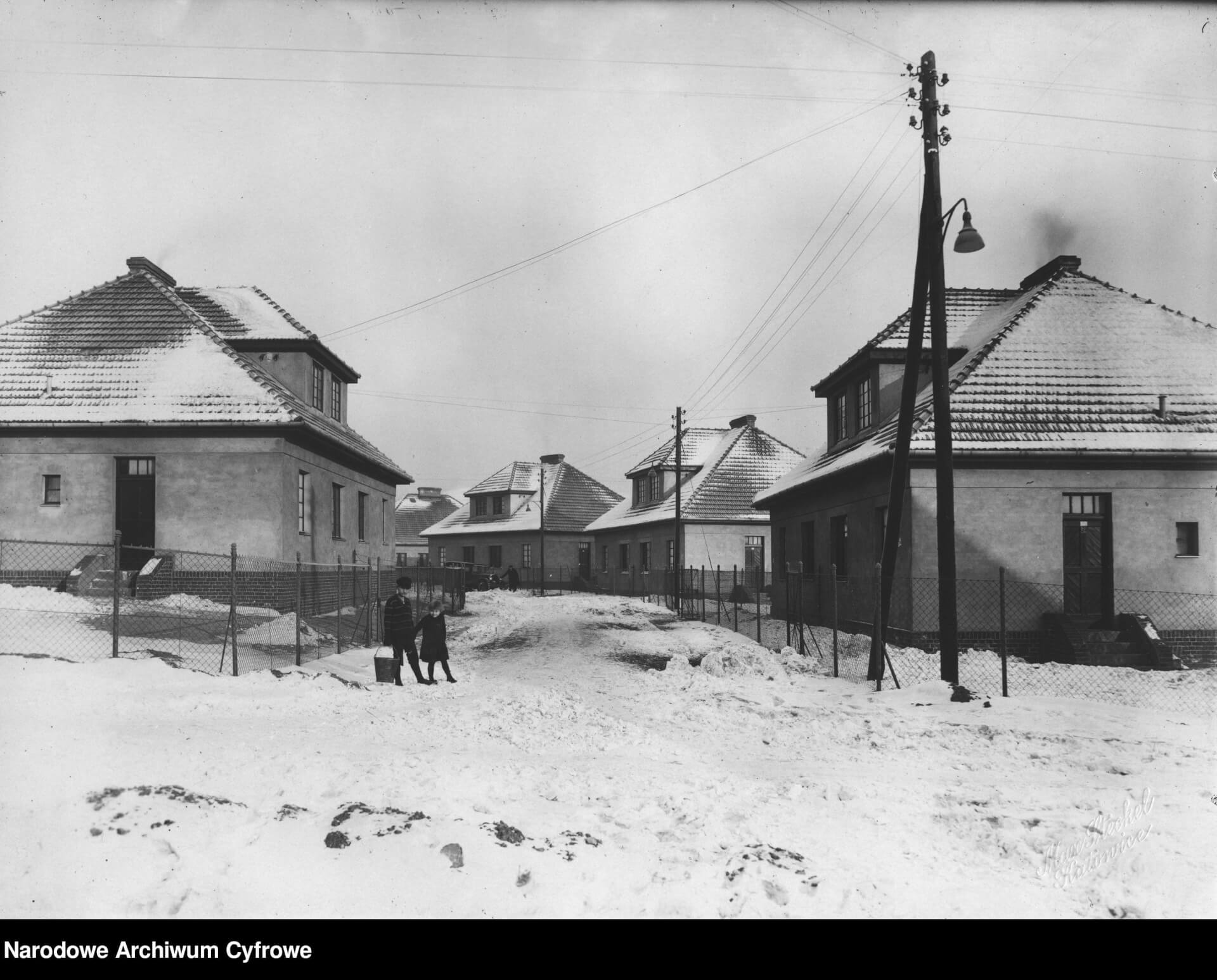 Wełnowiec. Fragment jednej z ulic