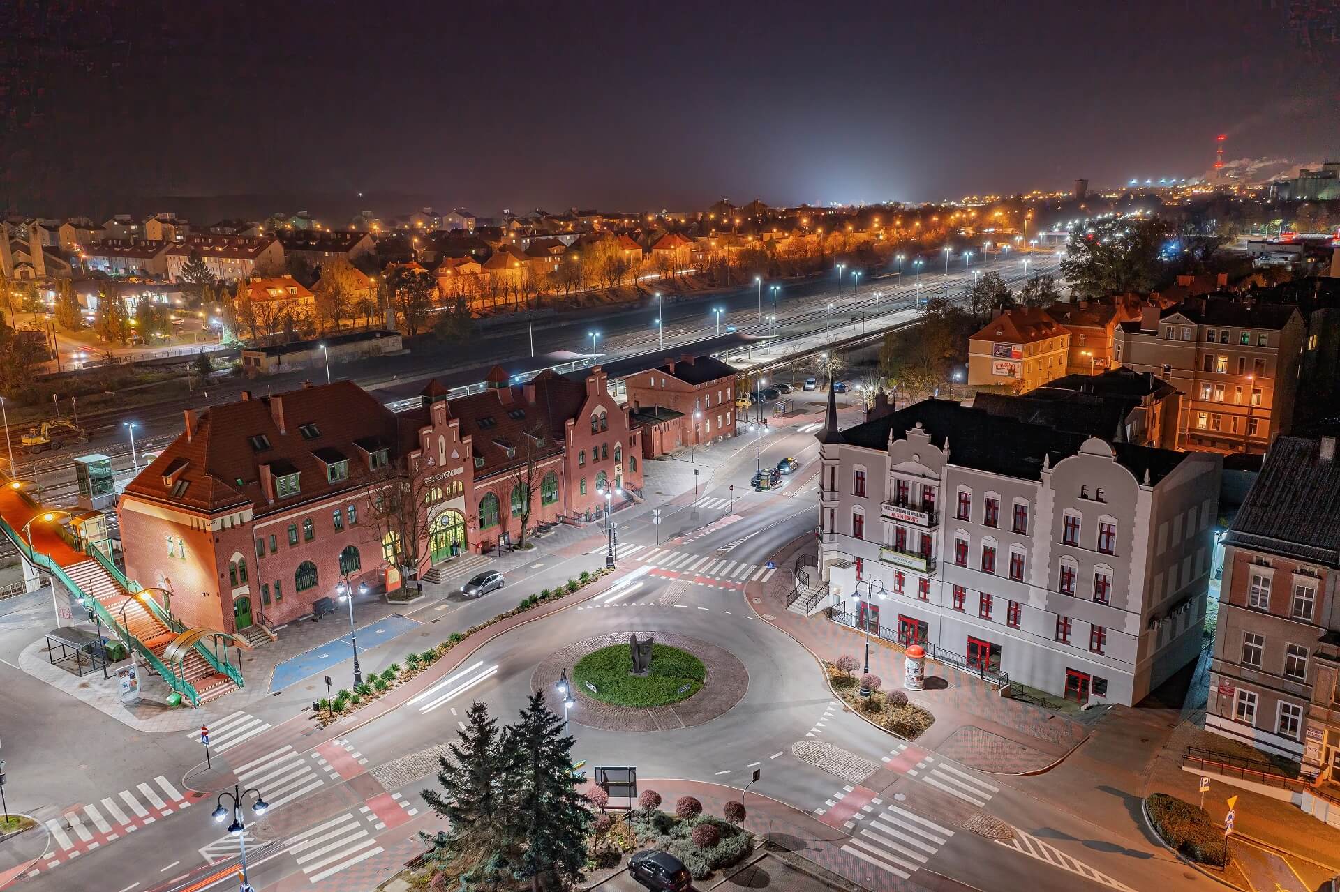 Kwidzyn nocą