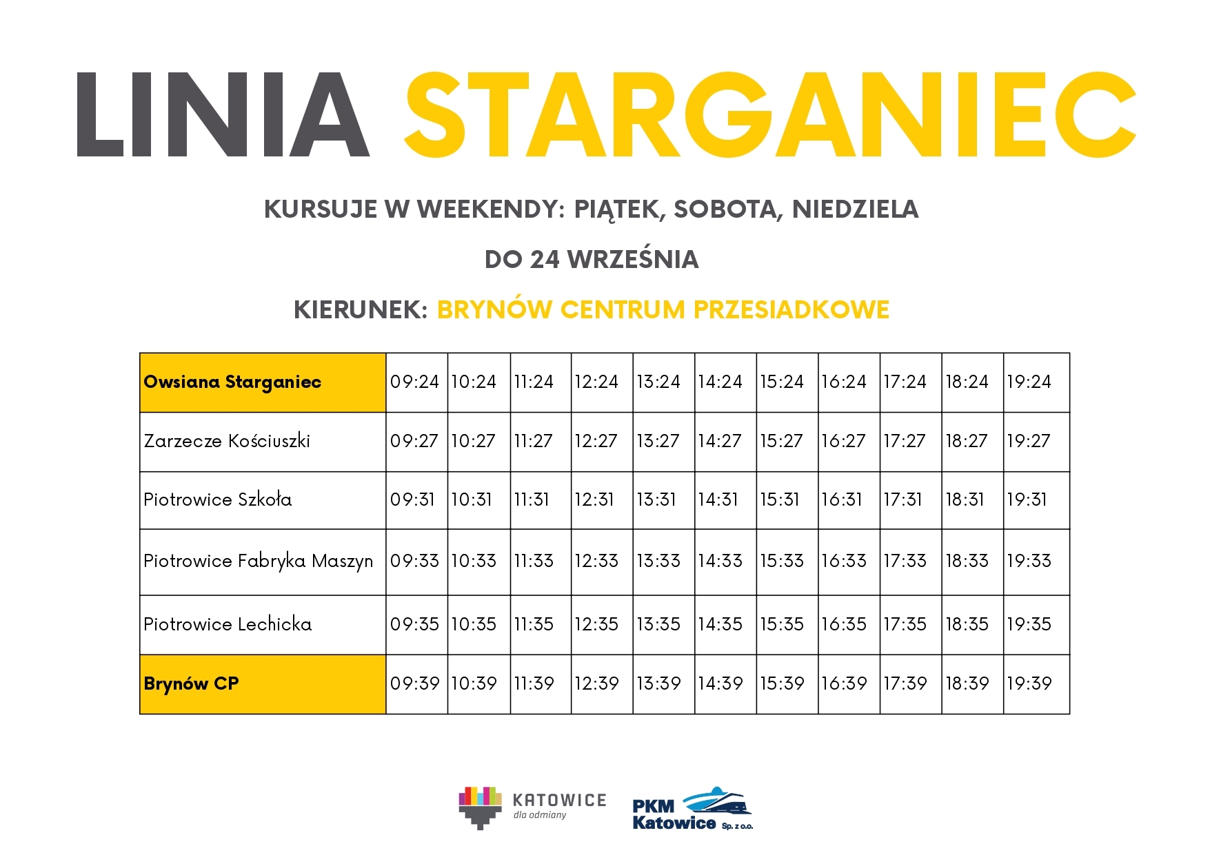 LINIA STARGANIEC rozkład jazdy 3