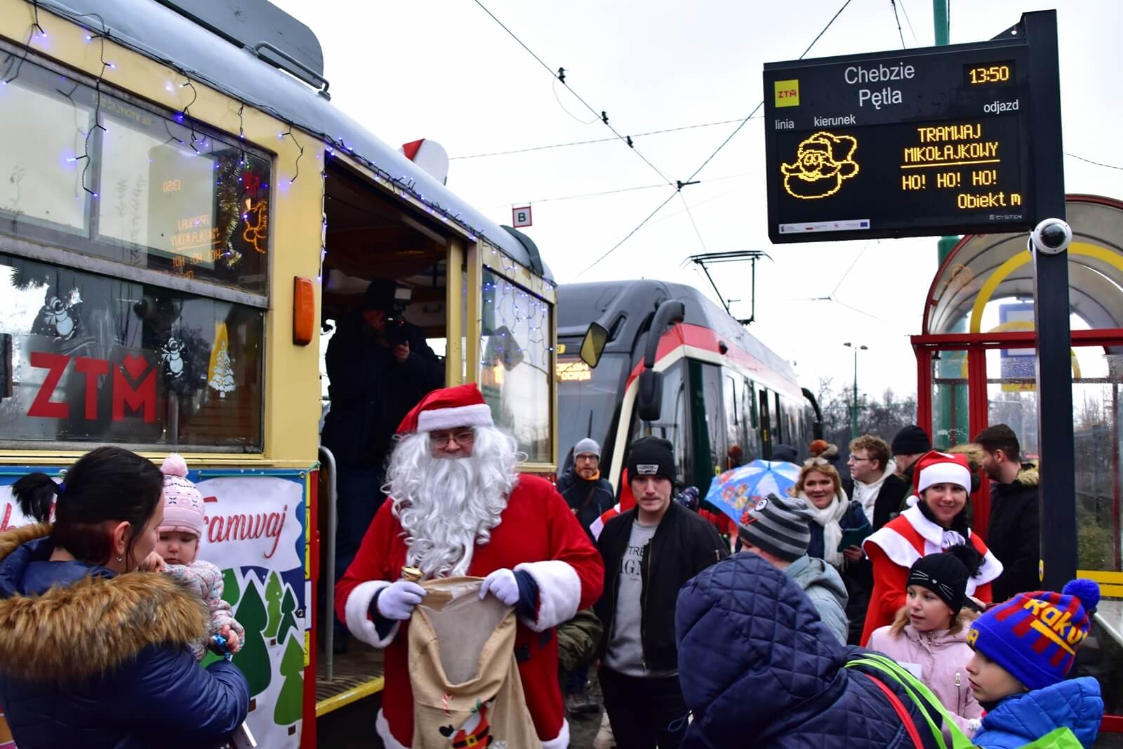 Mikołajowy tramwaj 2022 03