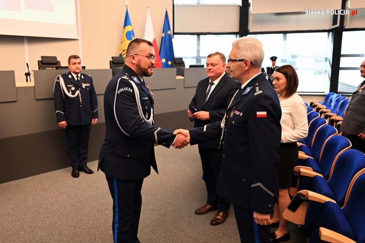 Odznaczenia policjanci Katowice 10