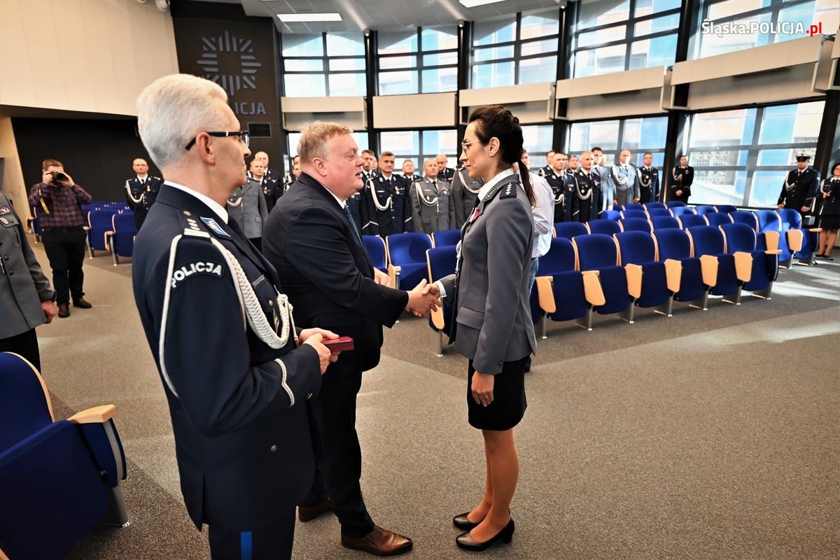 Odznaczenia policjanci Katowice 13