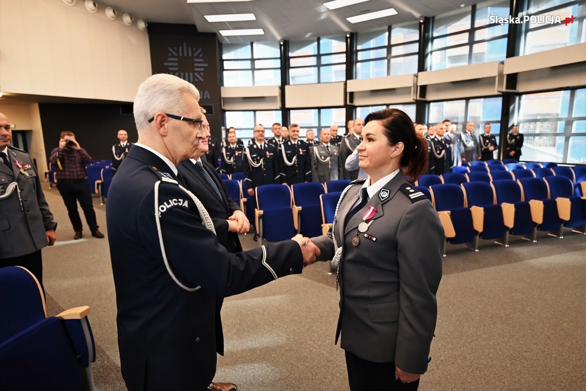 Odznaczenia policjanci Katowice 18