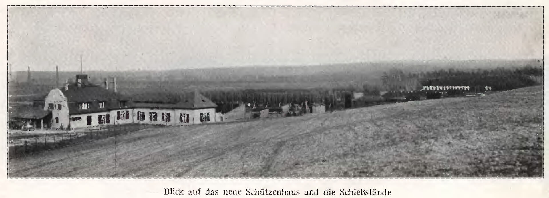 Strzelnica Schützenverein Kattowitz Lata 1911 1912 Strzelnica Schützenverein Kattowitz źródło Festschrift für das XXIV Schlesische Provinzial Bundes Schiessen in Kattowitz vom 16 bis einschliesslich 23 Juni