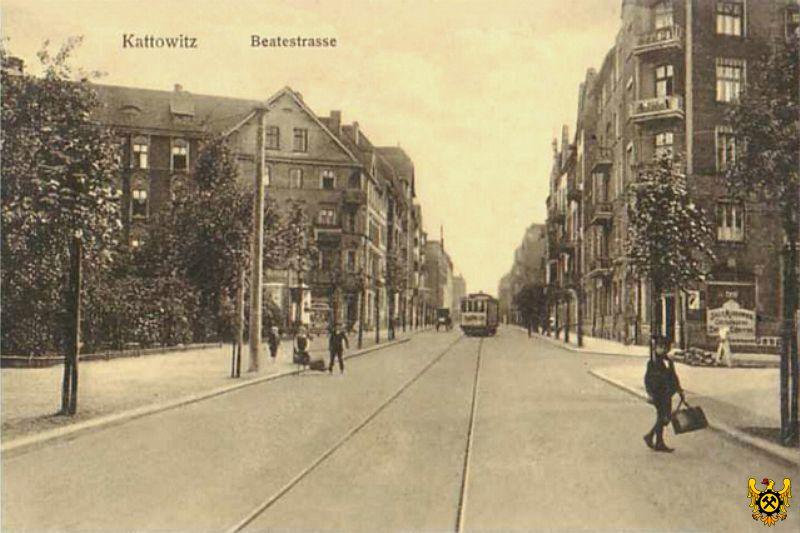 Tramwaje przedwojenne Lata 1920 1922 Róg ulic Kościuszki i Kopernika