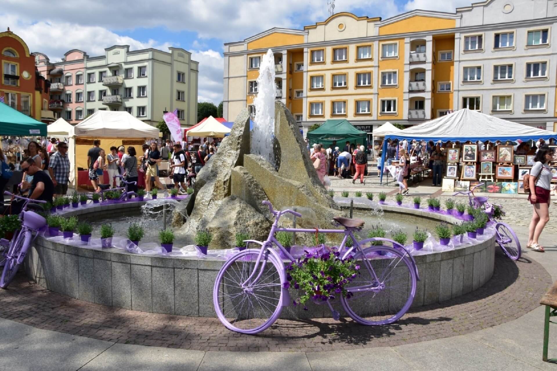 Czluchow rynek jarmark