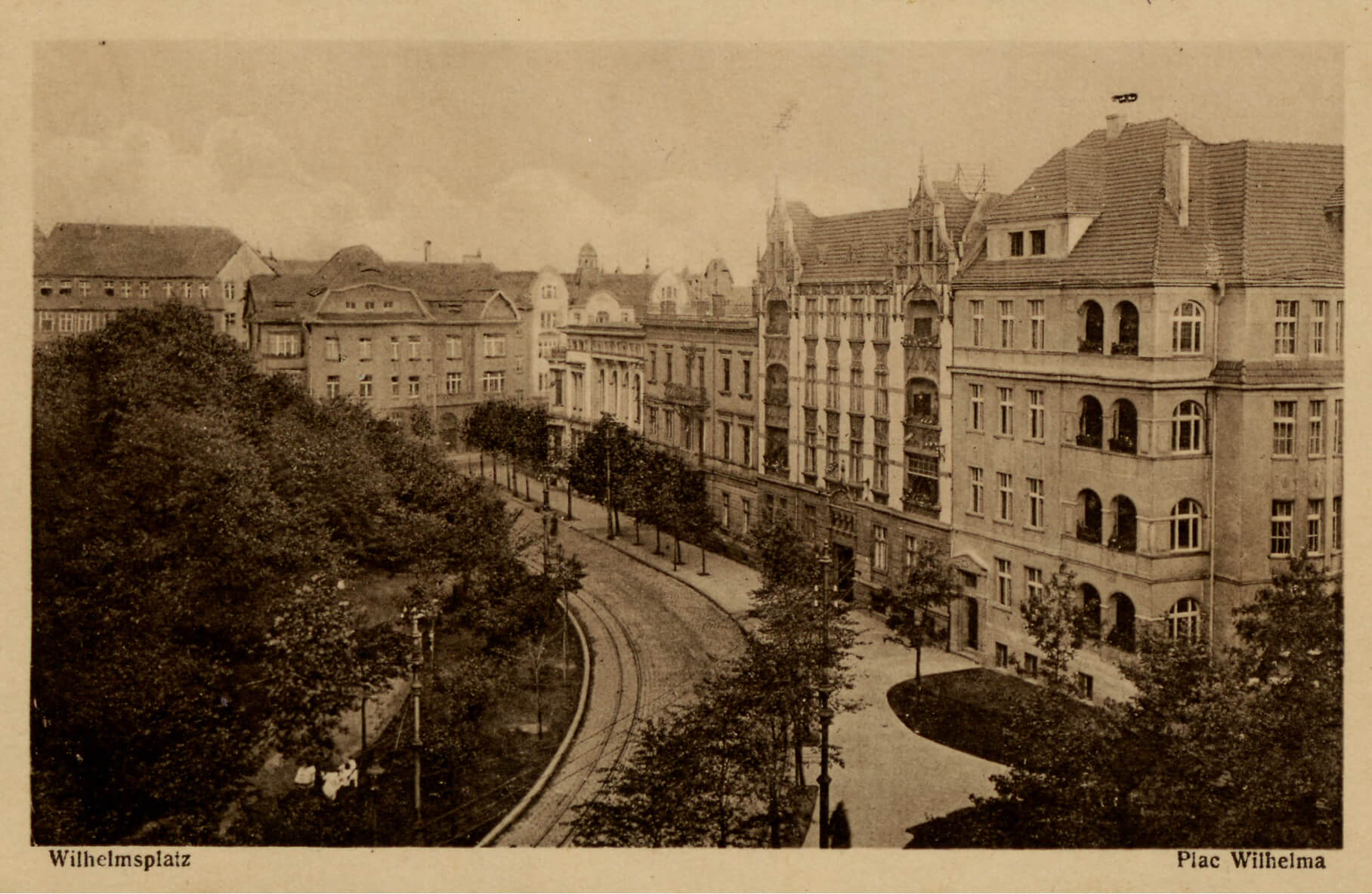 Wilhelmsplatz - plac Wilhelma, później Wolności