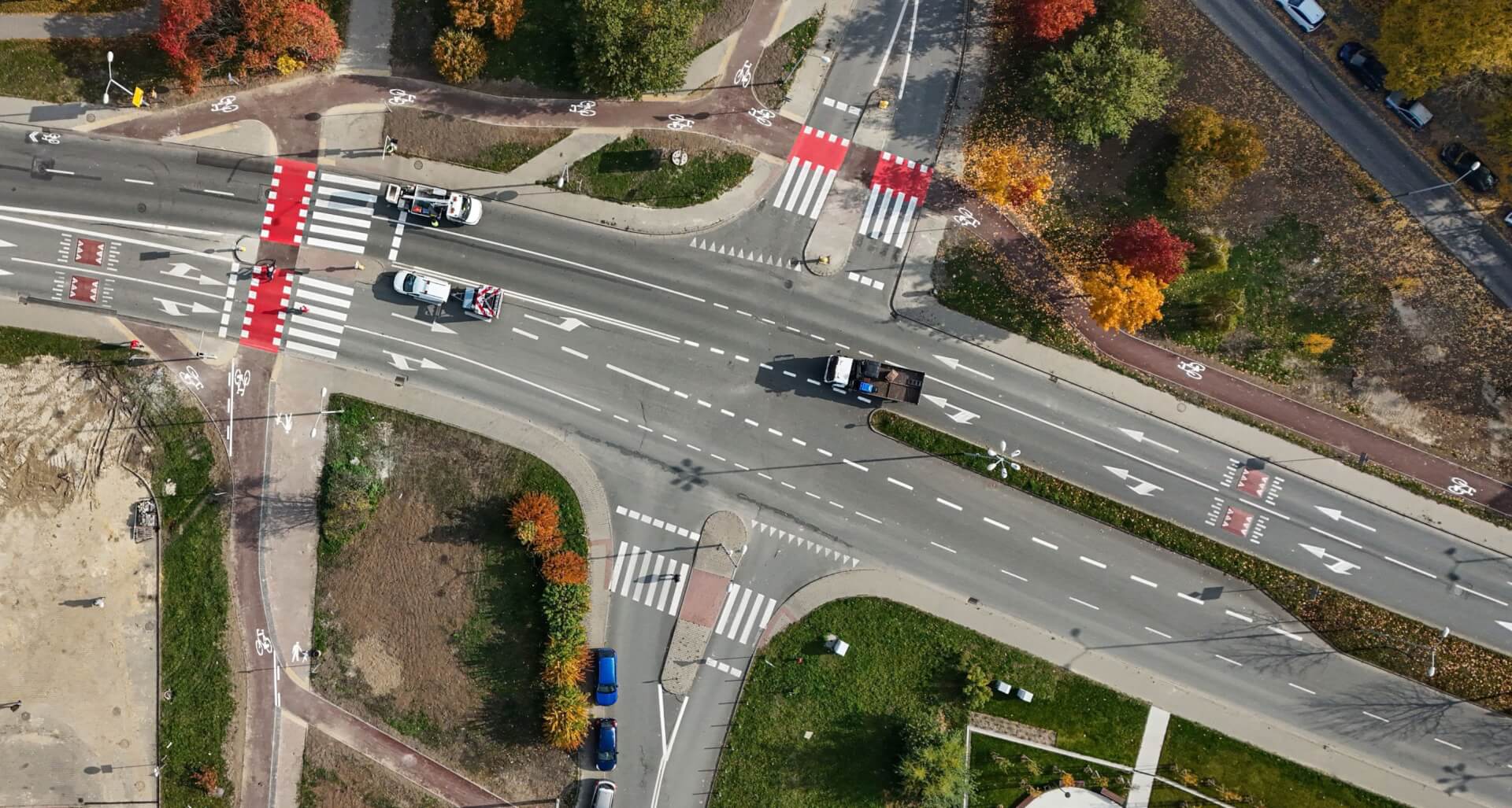 Skrzyżowanie ulic Sikorskiego i Granicznej fot KAW