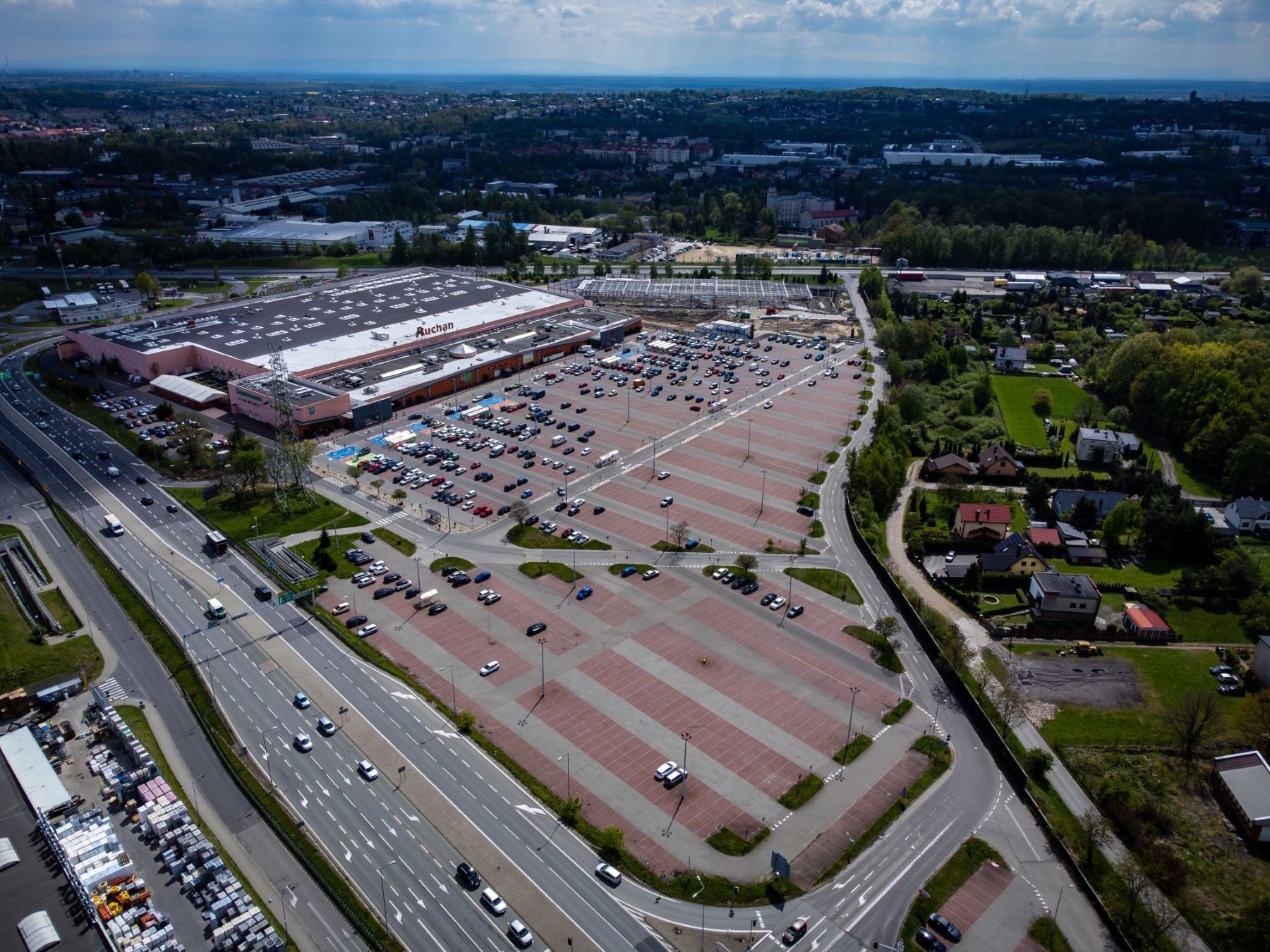 Mikołów Park przy CH Auchan, budowa