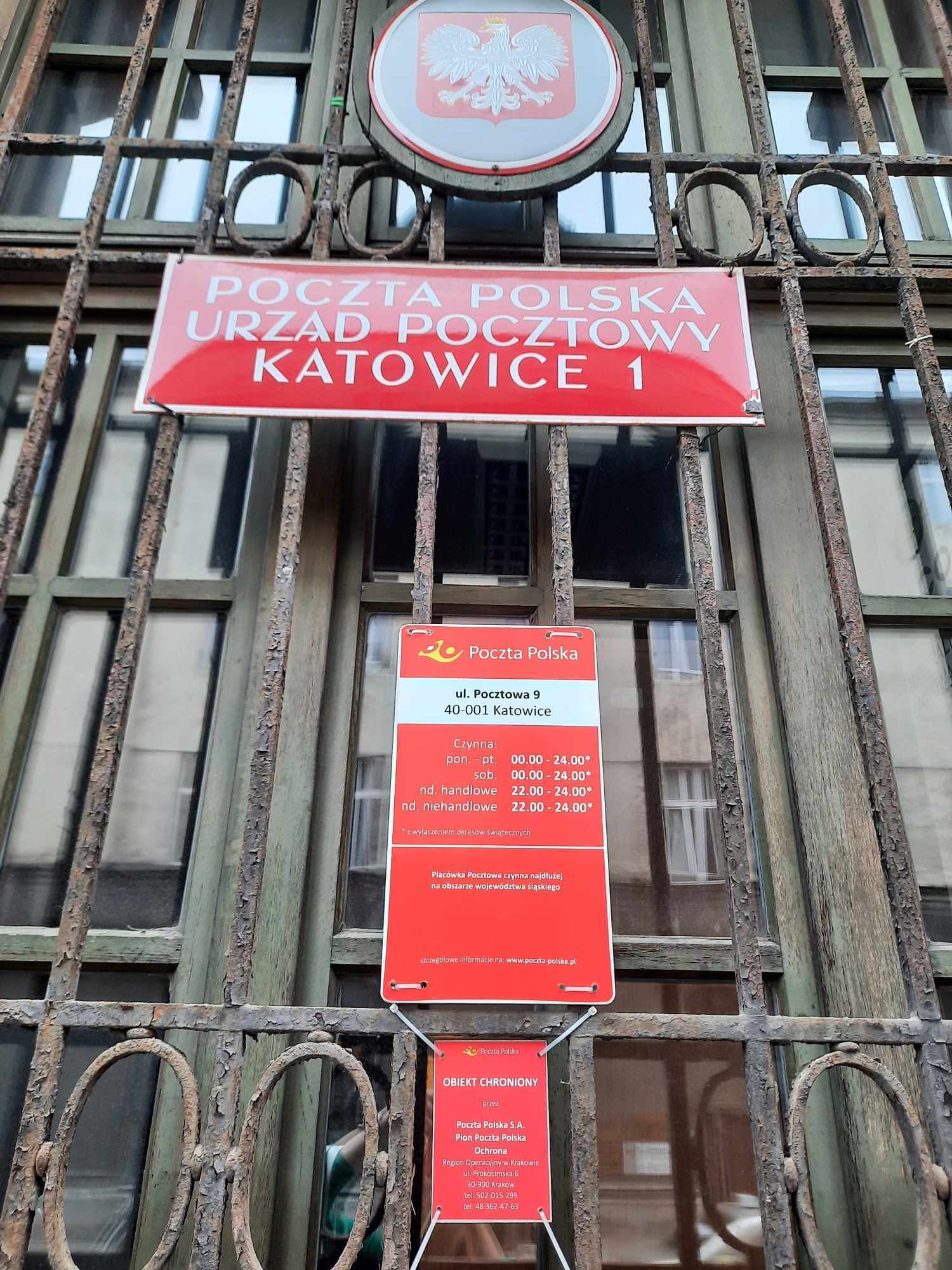 Poczta katowice pocztowa 08