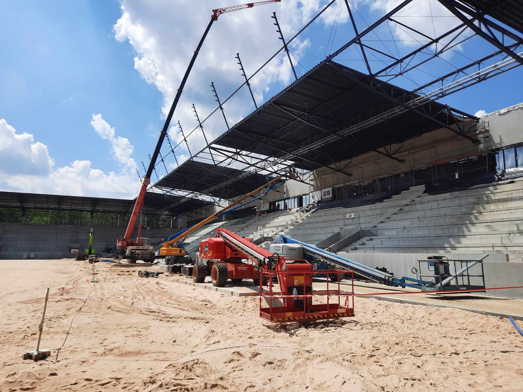 Stadion katowice budowa czerwiec 2024 15