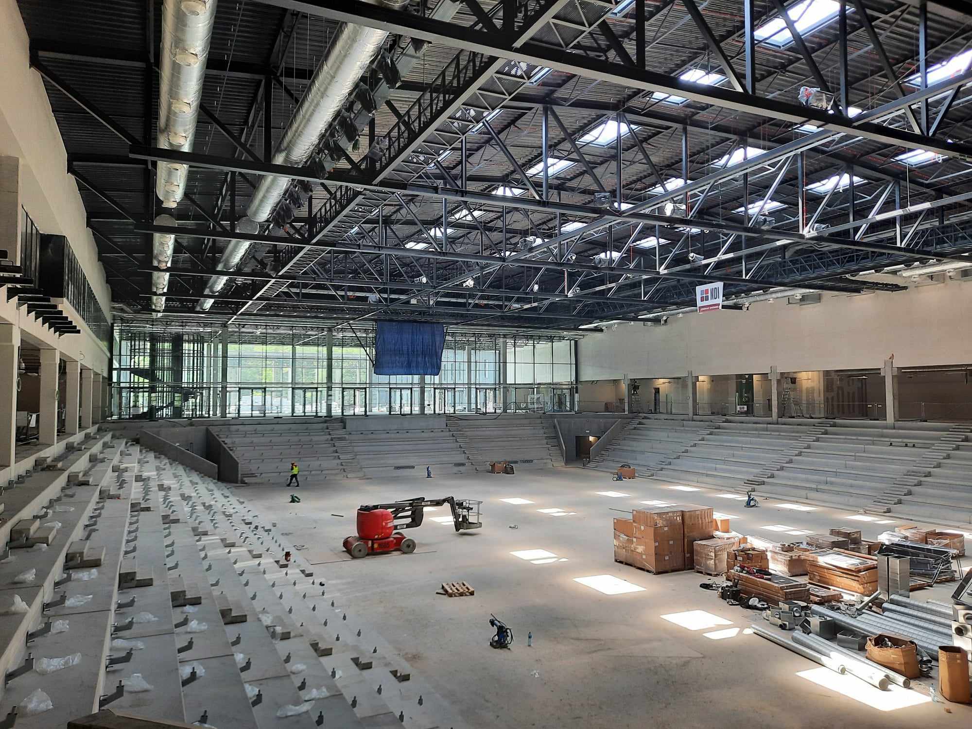 Stadion katowice hala budowa czerwiec 2024 40