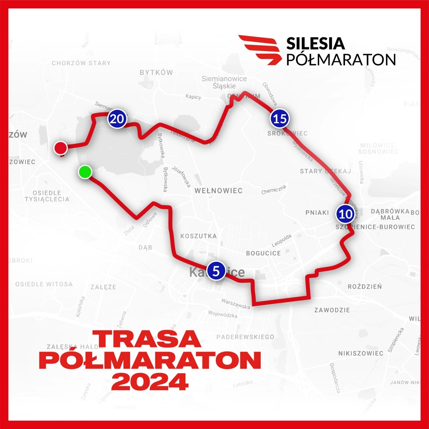 Trasa silesia marathon 2