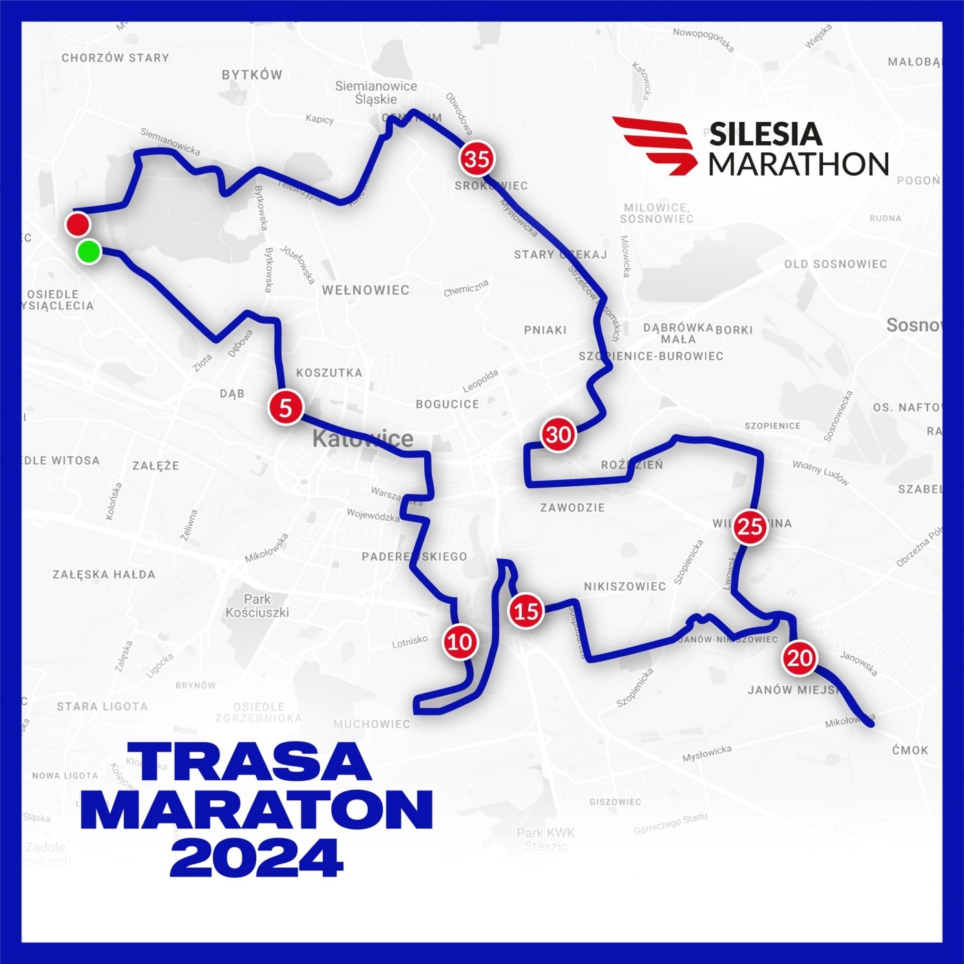 Trasa silesia marathon 3