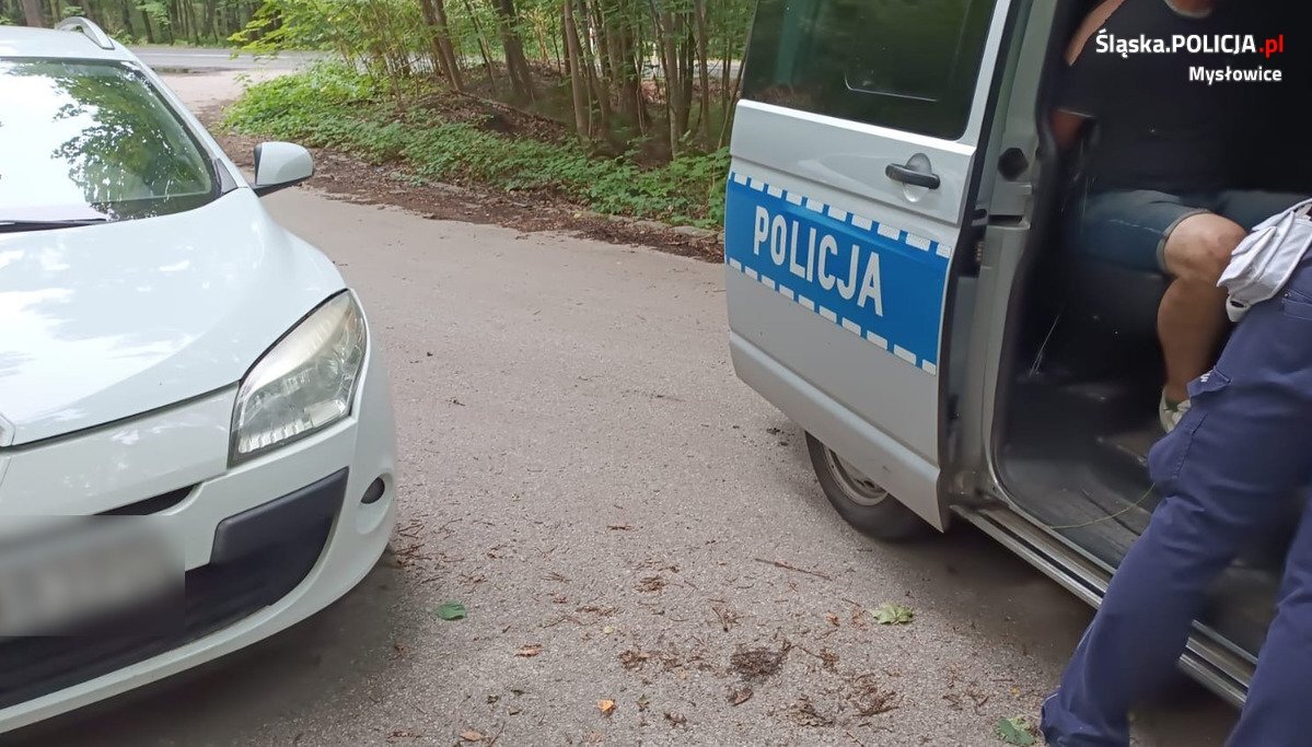 Uciekał przed policją, Mysłowice