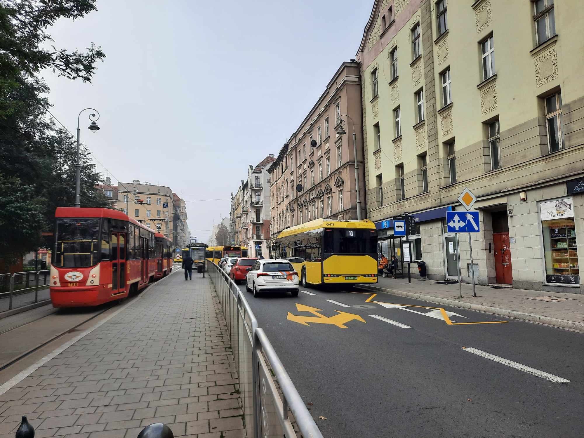 Zamknięty wiadukt na Mikołowskiej. Najwięcej zamieszania jest na ul. Kościuszki, gdzie wyznaczono buspas i przystanek autobusowy